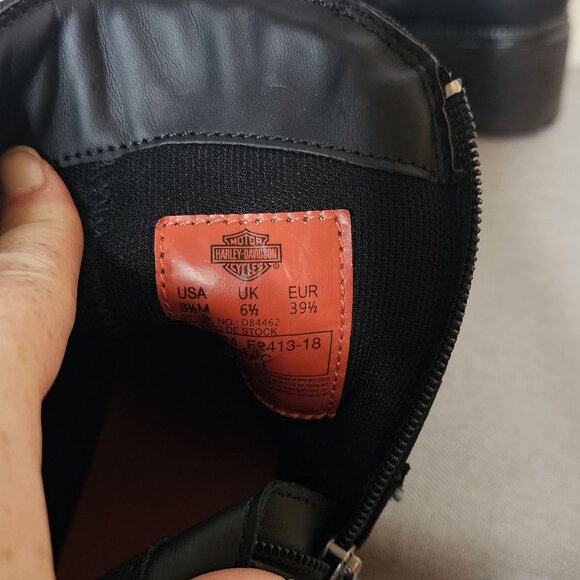 Harley-Davidson® Women's Camfield 5-In Leather Motorcycle Safety Boots - Picture 9 of 10